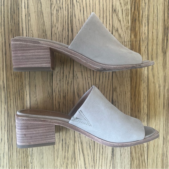 Frye Lucia Leather Heeled Mules - Picture 3 of 5